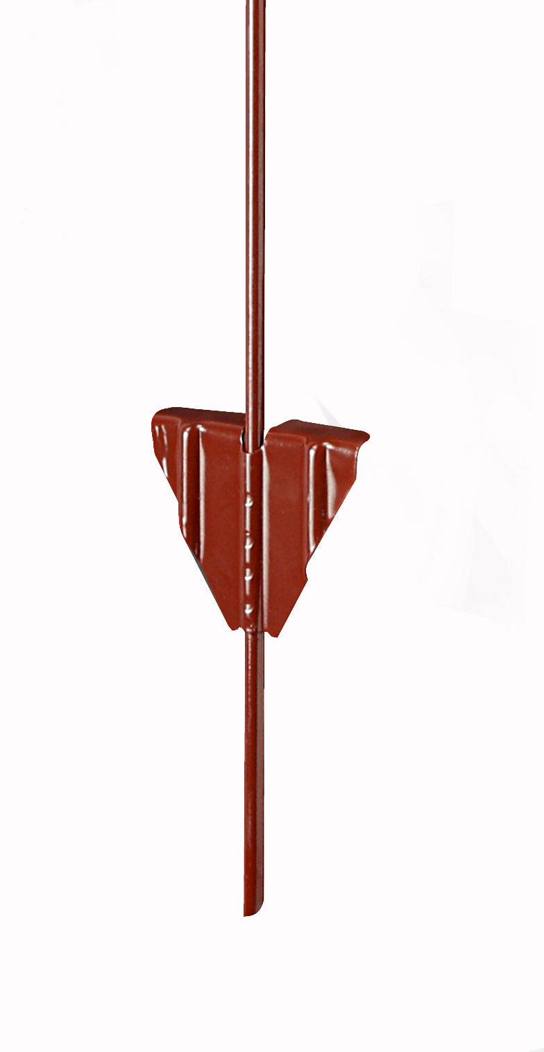 Hotline Plain Metal Electric Fence Post | 105cm | Pack of 10