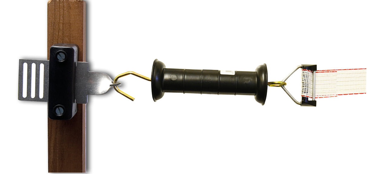 Hotline Gate handle with insulators, buckles and 40mm tape. Extends up to 6m