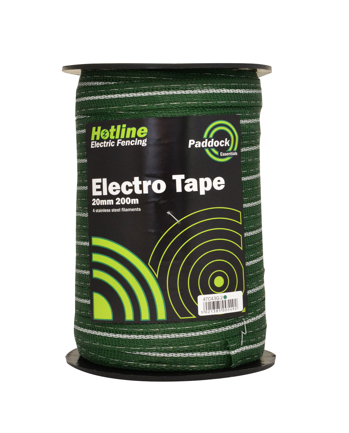 Hotline Paddock Essentials electric fence tape | 20mm x 200m