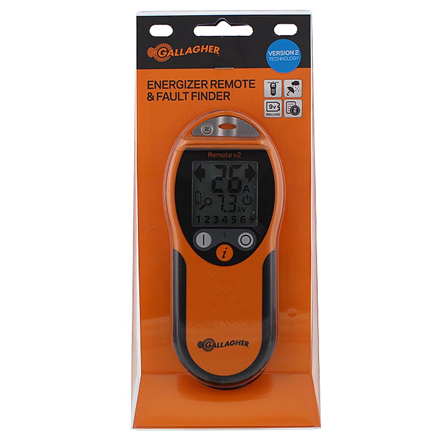 Remote control fault finder for the Gallagher i Series energisers