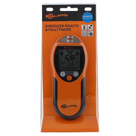 Remote control fault finder for the Gallagher Electric Fence i Series energisers