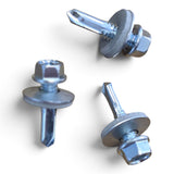 Self Drill Screws 5.5x22 for 3mm to 6mm Thick Steel Complete with washer - Box of 100