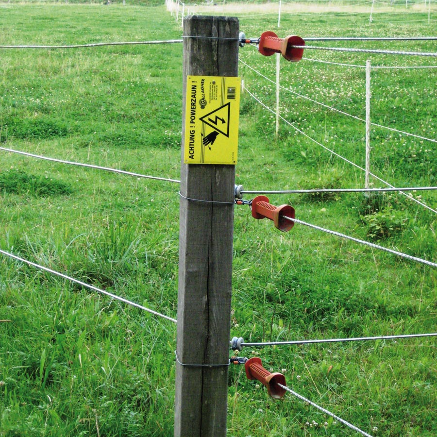 Gallagher Electric Fence Double handled white elastic rope gate set ...