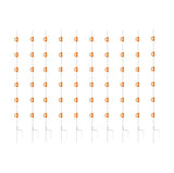 Gallagher Electric Fence White Multi wire post 1.50m Tall | 10 pieces