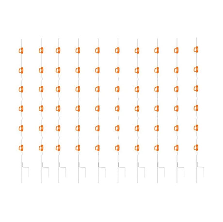 Gallagher Electric Fence White Multi wire post 1.50m Tall | 10 pieces