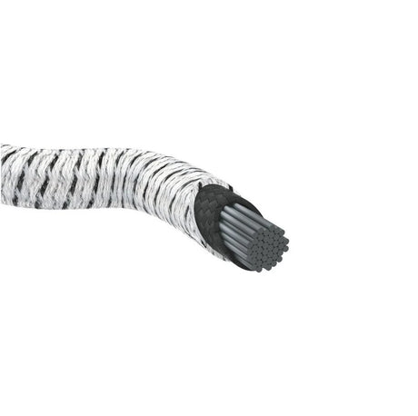 Gallagher Electric Fence White Elastic Rope - 50 m