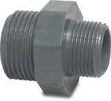 1" x ¾" PVC Reducing Nipple, Male thread x Male thread