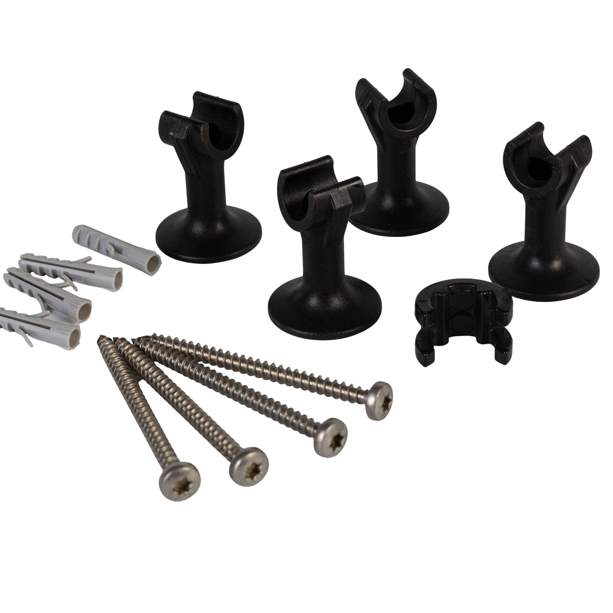 12mm Pipe Clip with Screw & Wall Plug for Lubing Top-Climate Misting S ...
