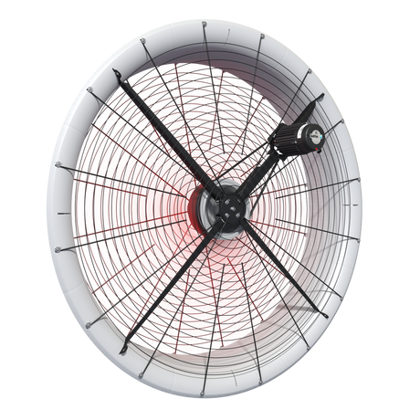 Multifan AirBreeze High Performance EC Plus Dairy Fan 3ph - For Reducing Heat Stress