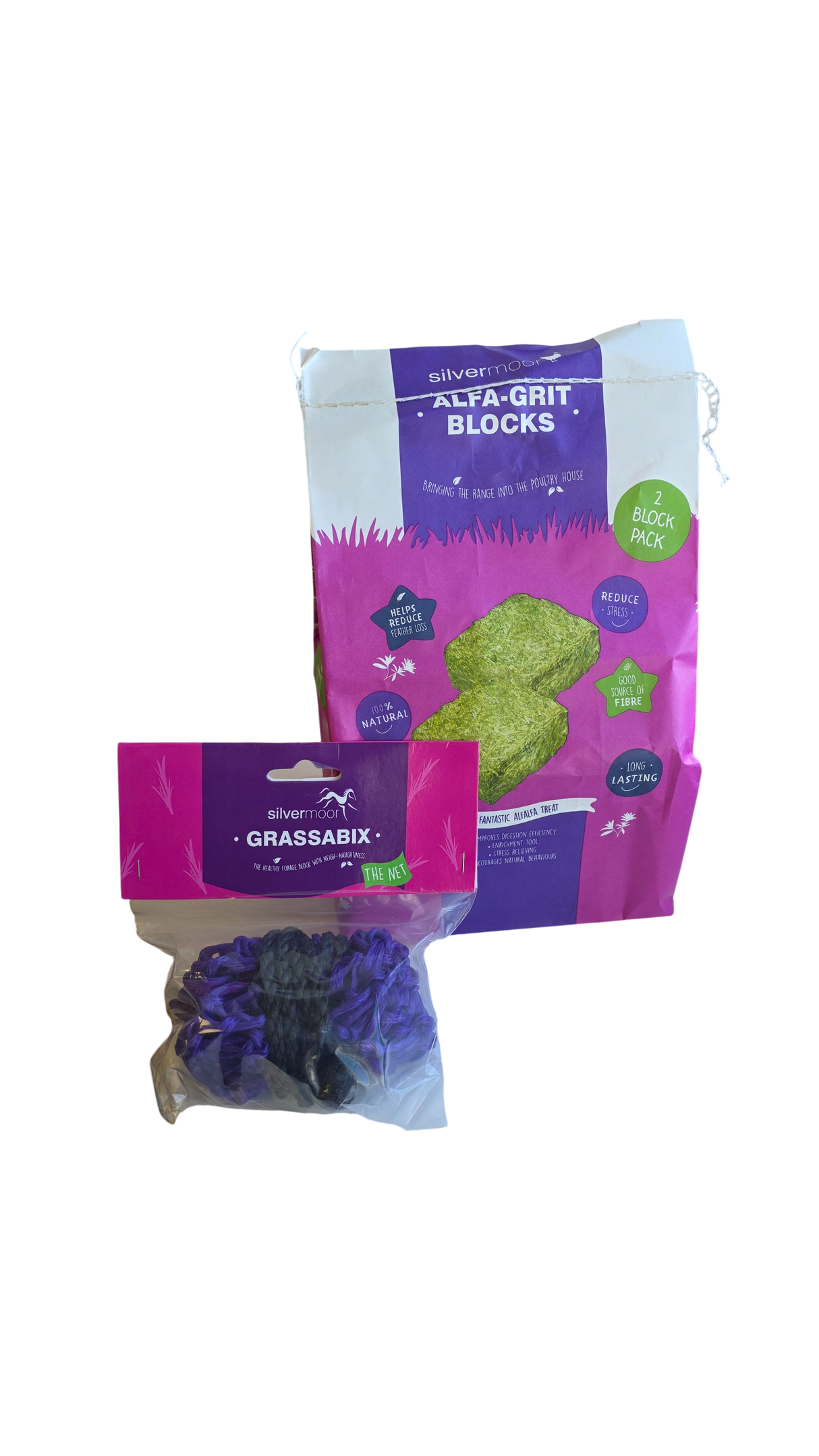 Twin pack of Alfalfa Grit Blocks