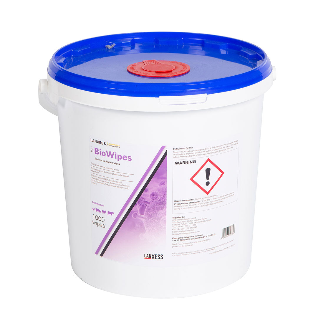 Bio Wipes | Convenient resealable bulk pack of food grade impregnated sanitising wipes