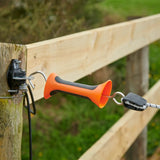 Gallagher Premium Heavy Duty Gate Handle with Rubber Grip - for use with Cord or Wire