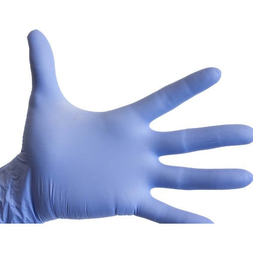 Nitrile Gloves - Box of 100 Blue Powder Free