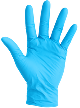 Nitrile Gloves - Box of 100 Blue Powder Free