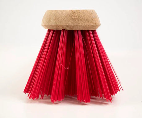 18" Medium Red PVC Platform Broom