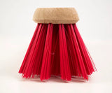 18" Medium Red PVC Platform Broom / Brush