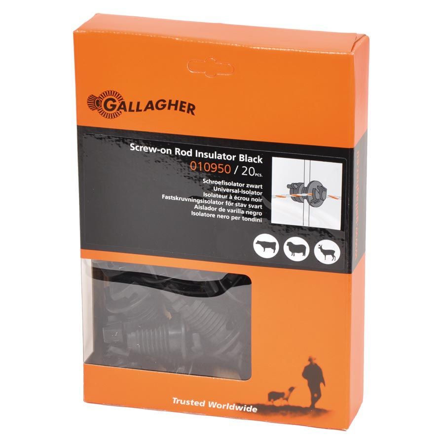 Gallagher Quality Insulators for drop wire | Pack of 20 | ST |