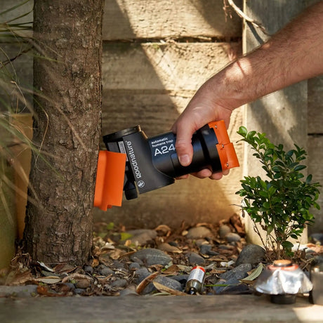 How easy is it to remove and re attach a squirrel trap to a tree using a tree mount?