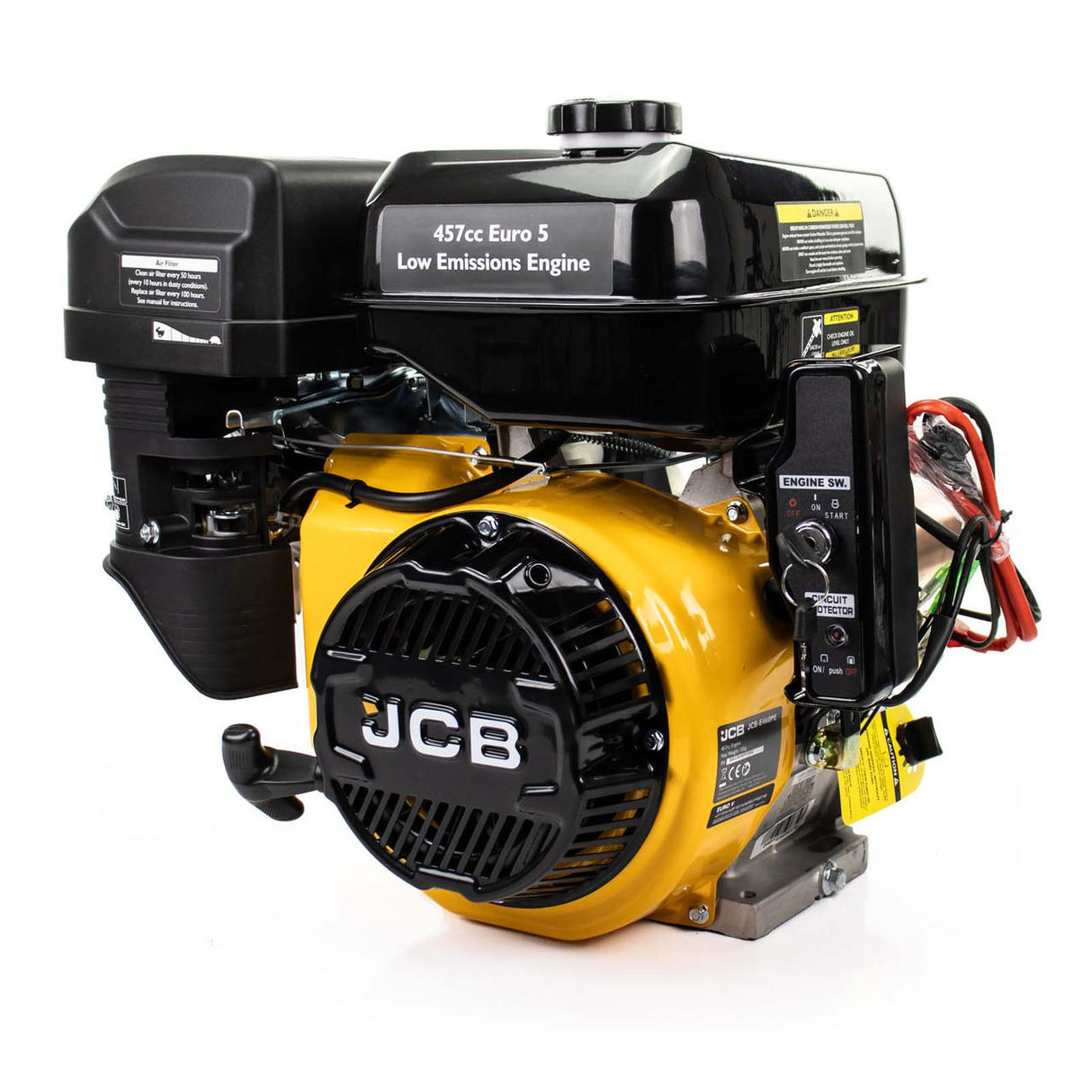 jcb-15hp-25-4mm-1-petrol-engine-457cc-4-stroke-ohv-electric-start-horizontal-shaft-jcb-e460pe