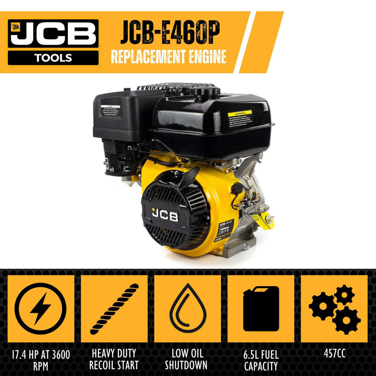 jcb-15hp-25-4mm-1-petrol-engine-457cc-4-stroke-ohv-horizontal-shaft-jcb-e460p