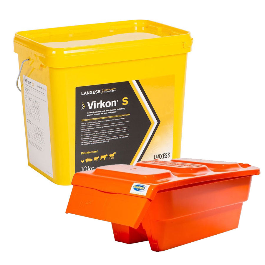 Virkon S 10kg & Footcheck Bundle