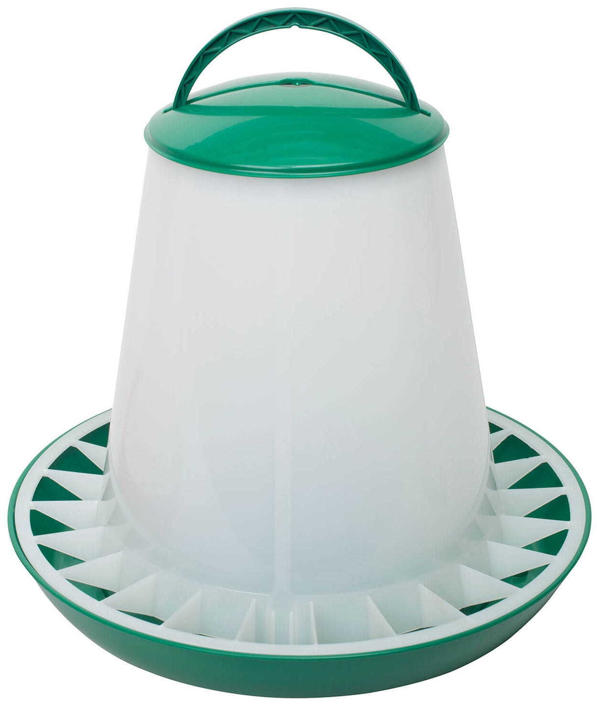 TSF Plastic Chicken Feeder - Green - 6kg