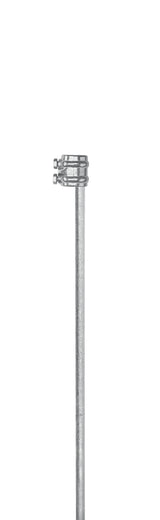 Gallagher Galvanised Earth Stake with Clamp - 1.0m - Set of 3 | ST |