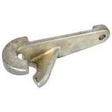 A tool designed for use with a universal post lifter to pull out the Gallagher Line Post.