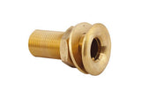 1" Brass Bulkhead fitting, Male thread