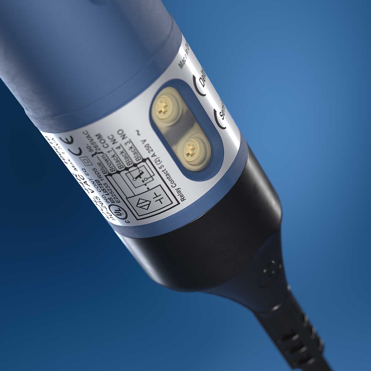 DOL 44R (100610) Proximity Switch 30mm dia, with 0-600 second delay. (90-265V AC) 5 wire