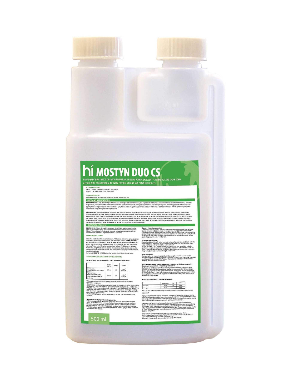 Mostyn Duo CS Broad Spectrum Insect Control 500ml