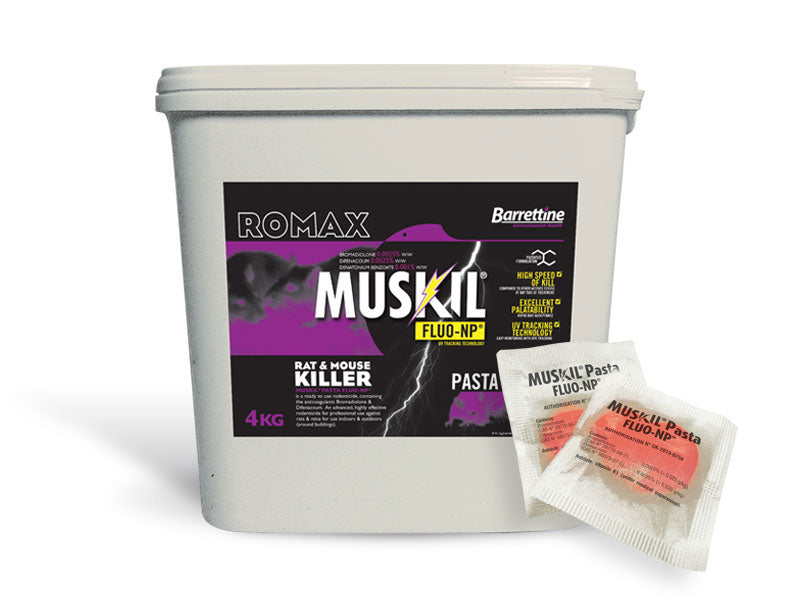 Romax Muskil Pasta Rat Bait - 4kg - Professional Use Only